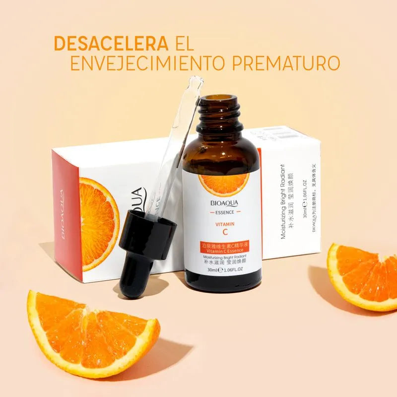 ✨ Bioaqua Sérum de Vitamina C – 30ml  Tu aliado diario para una piel más joven, luminosa y sin manchas.