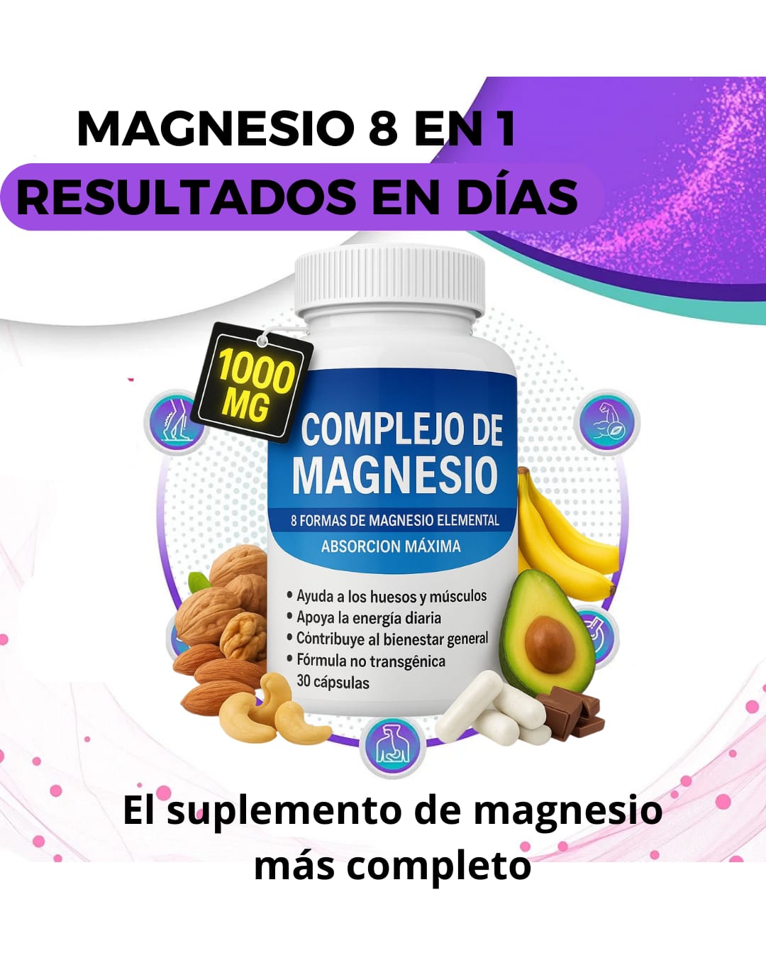 𝐌𝐀𝐆𝐍𝐄𝐒𝐈𝐎 𝐂𝐎𝐌𝐏𝐋𝐄𝐗 / 𝐂𝐎𝐌𝐏𝐋𝐄𝐉𝐎 𝐃𝐄 𝐌𝐀𝐆𝐍𝐄𝐒𝐈𝐎 𝟖 𝐄𝐍 𝟏 - 𝟑𝟎 𝐂𝐀𝐏𝐒𝐔𝐋𝐀𝐒