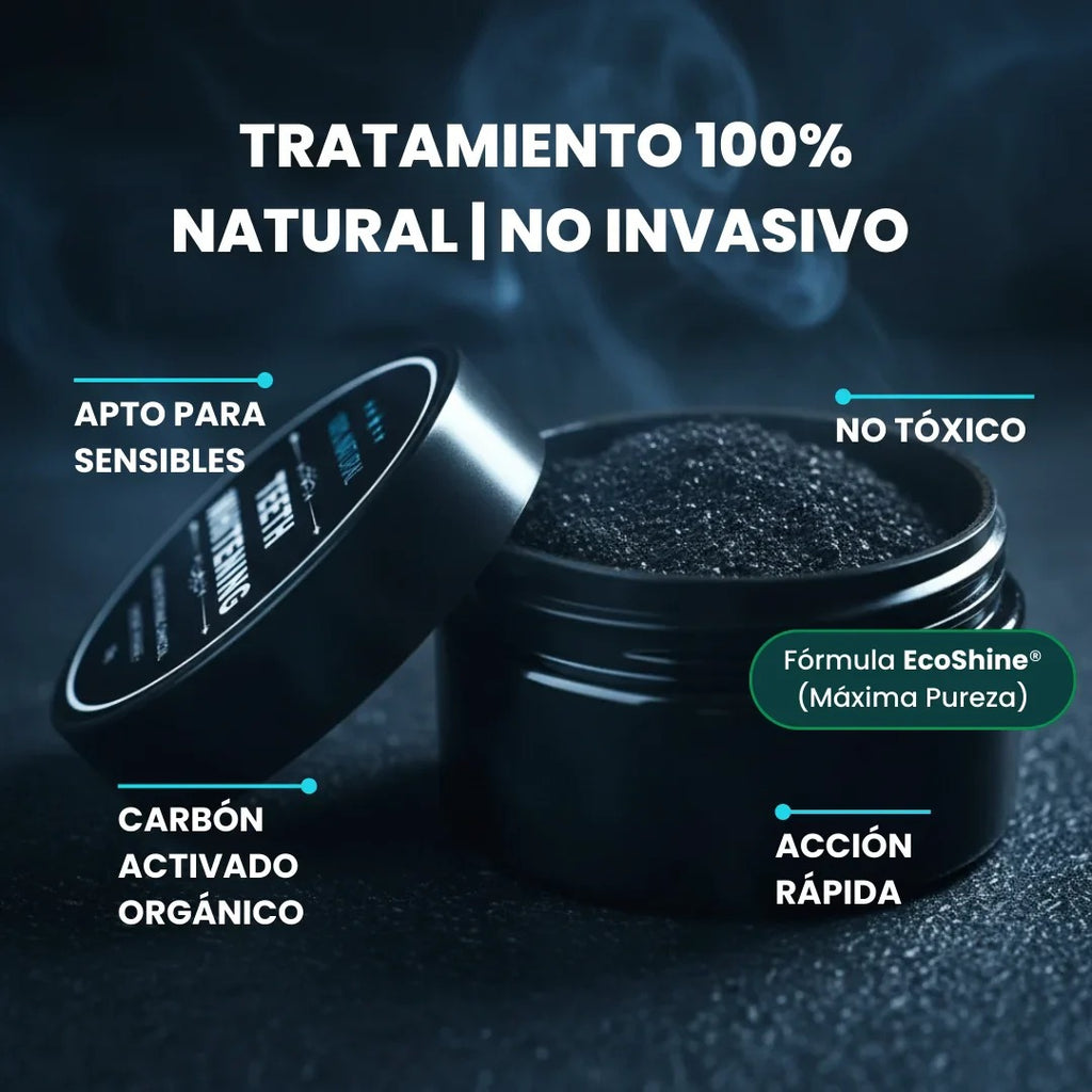 ✨Blanqueador Dental de Carbón Activado 30G - Sonrisa Más Blanca y Natural