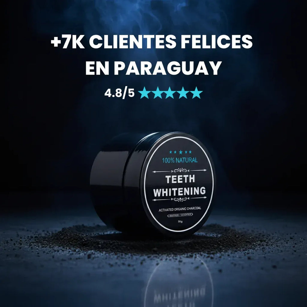 ✨Blanqueador Dental de Carbón Activado 30G - Sonrisa Más Blanca y Natural